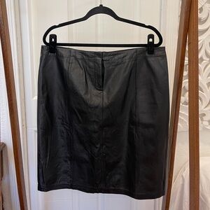 Nine West leather skirt